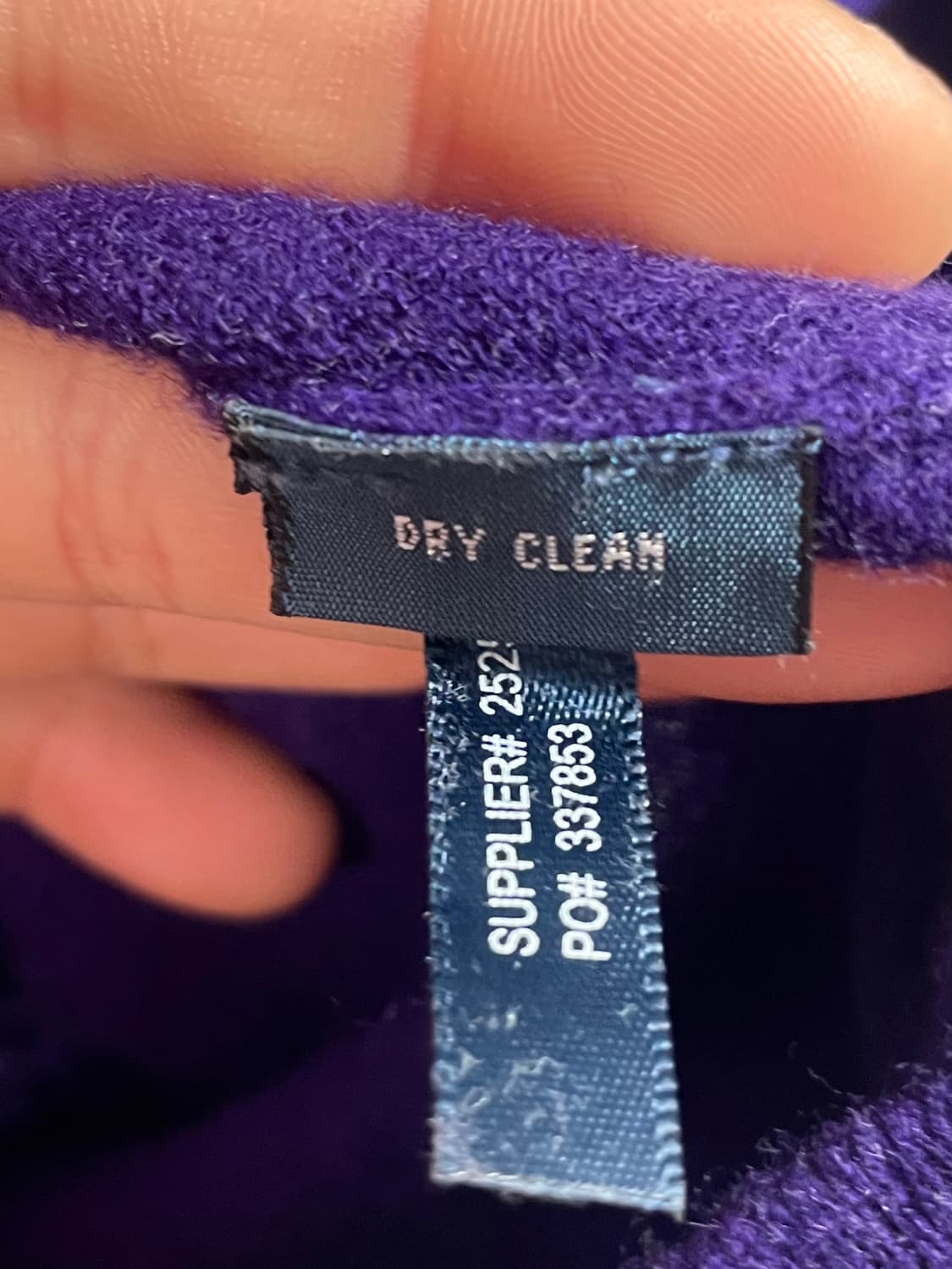 폴로 랄프로렌 밀라노 울 브이넥 니트 (on.557) 상품이미지5