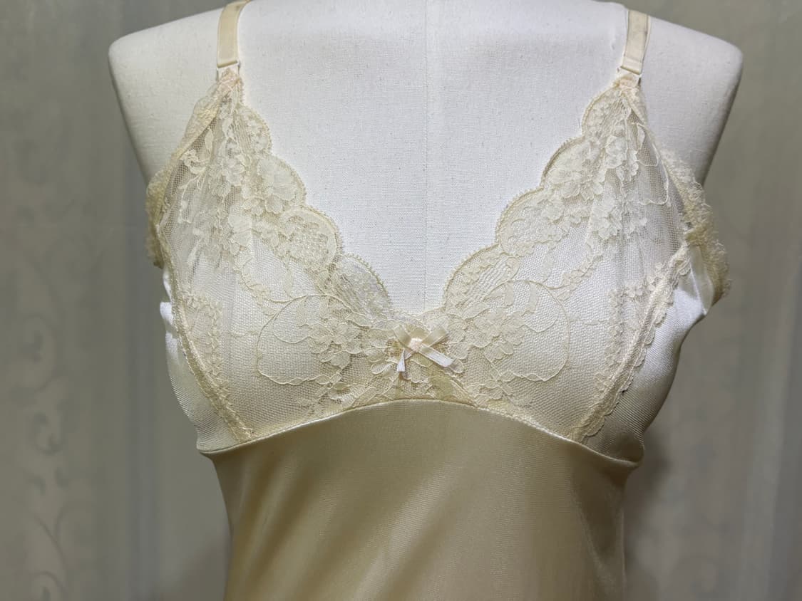 아이보리 레이스 슬립원피스 상품이미지3