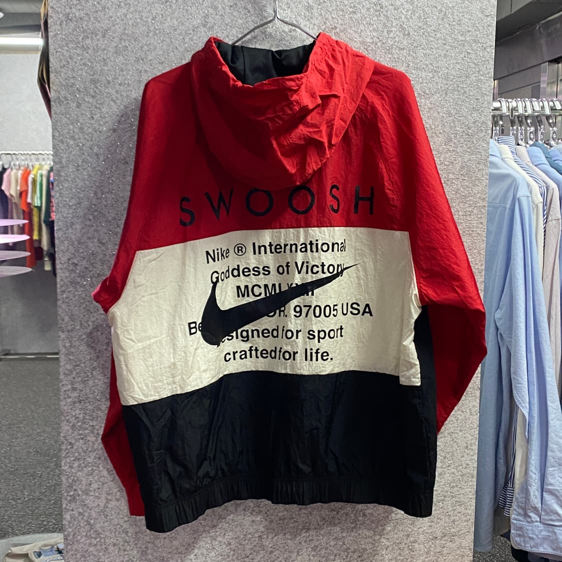 나이키 더블스우시 배색 후디 바람막이 B3469 상품이미지4