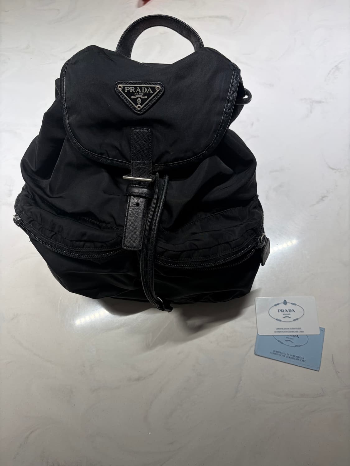 프라다 테수트나일론 백팩 판매합니다 상품이미지1