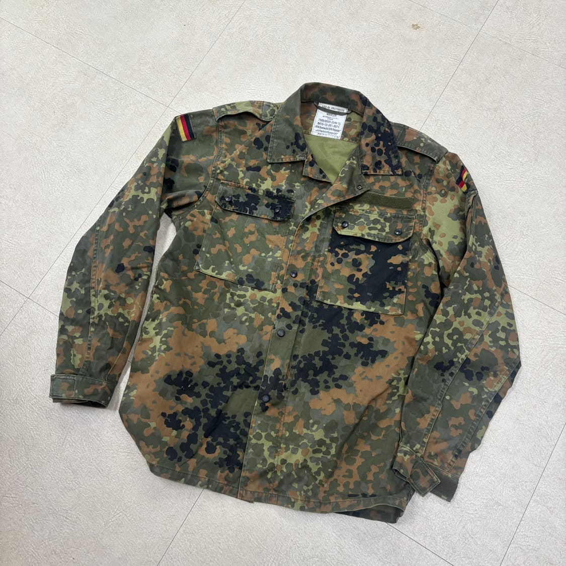 빈티지 밀러터리 독일군 야상 자켓 상품이미지1