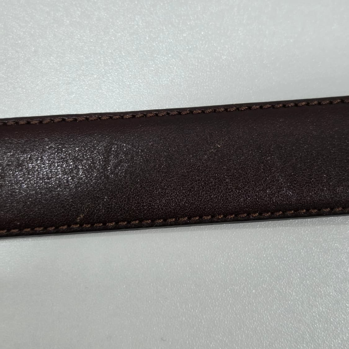 브룩스브라더스 레더 벨트 브라운 32/80  상품이미지6