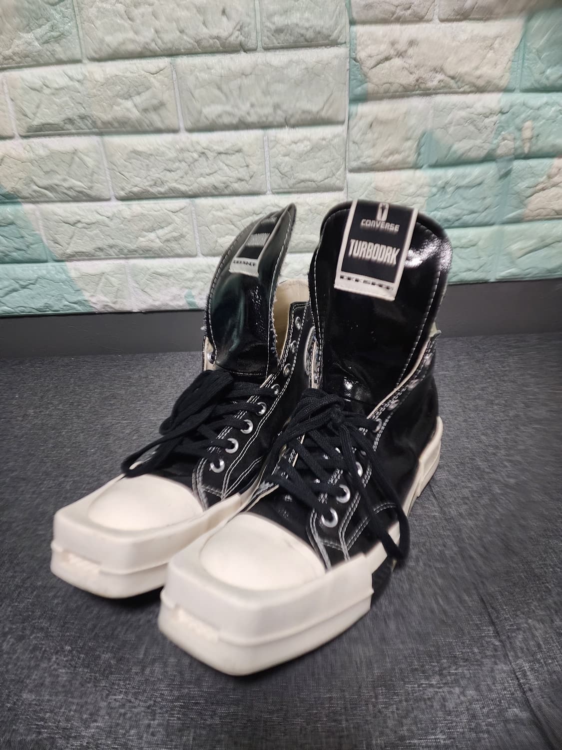 (285) 컨버스 릭오웬스 다크쉐도우 래커드데님 상품이미지1