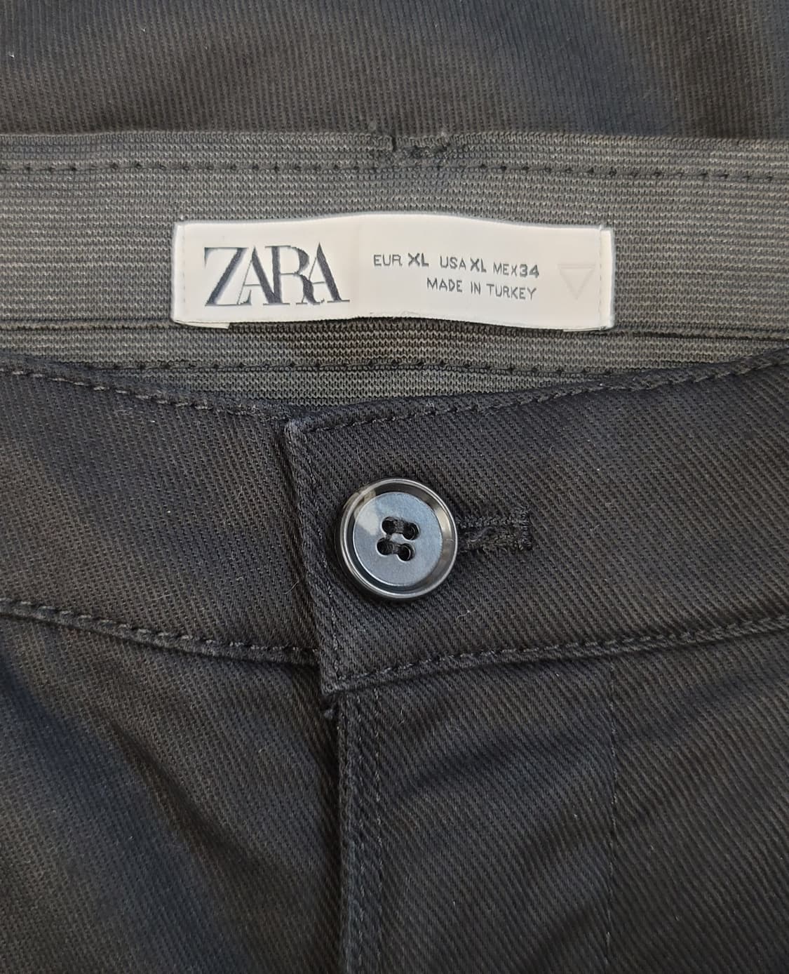 자라(ZARA) 코튼 퍼티그팬츠 판매 상품이미지6