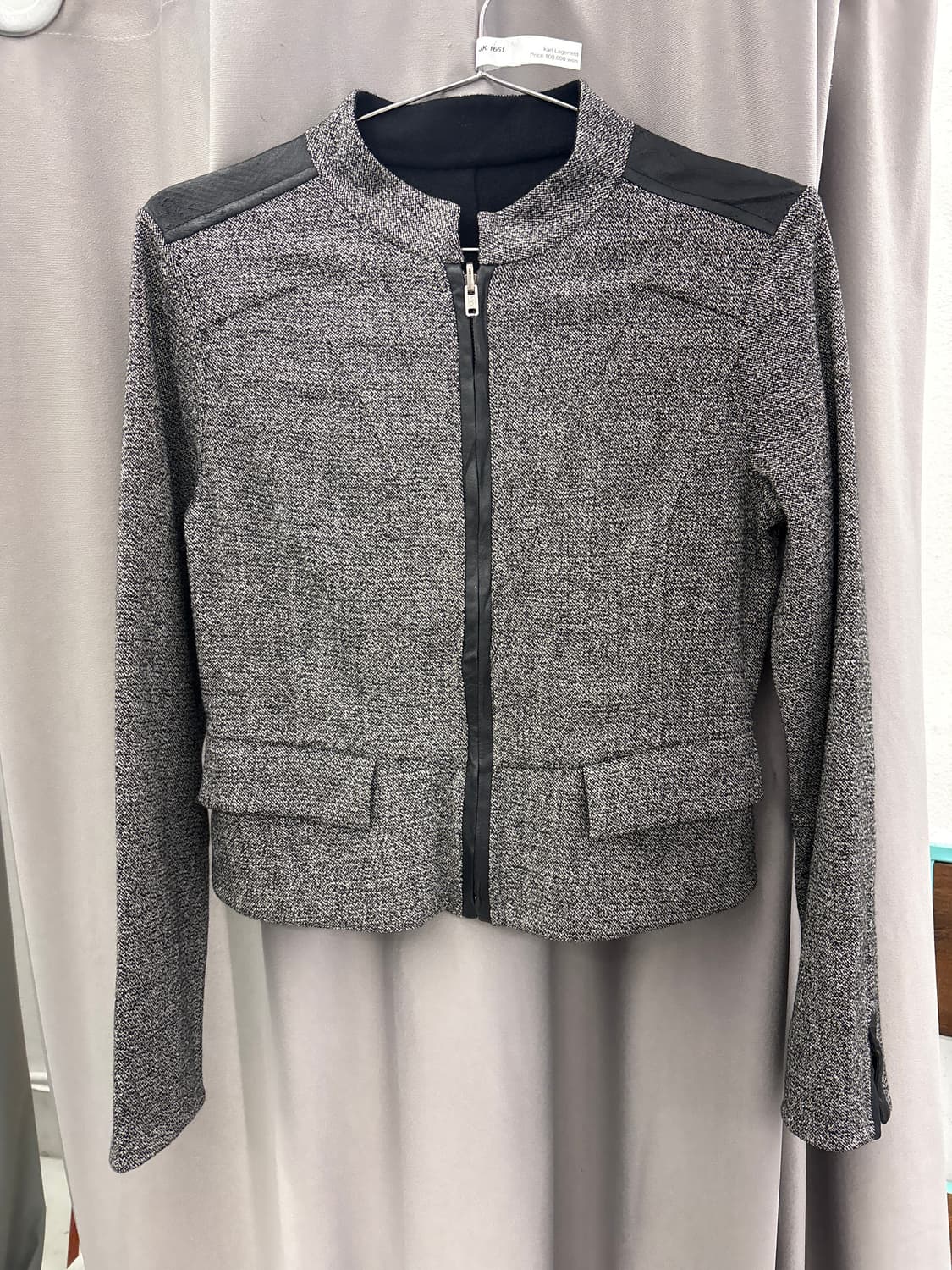 칼 라거펠트 레더혼방 리버시블 블레이저 상품이미지1