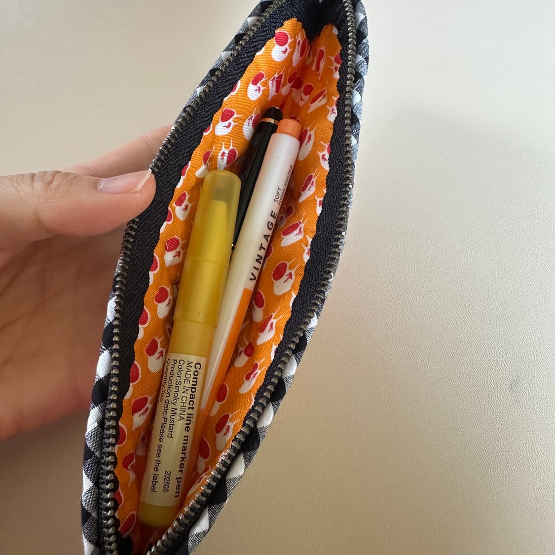 퀼트 필통 / 펜슬 케이스 / 핸드메이드  상품이미지6