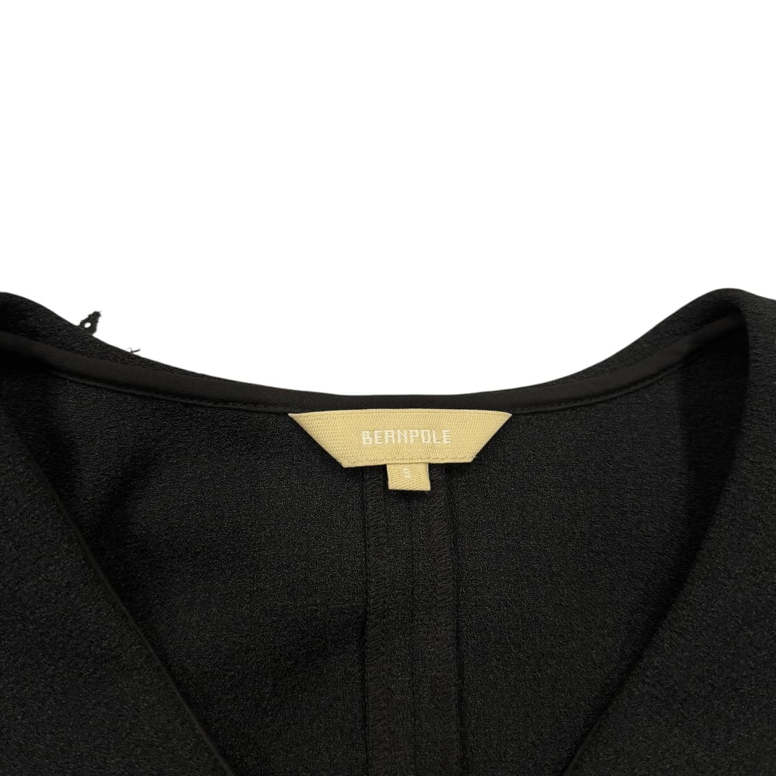 빈폴 레이디스 블랙 레이스 칼라 볼륨 원피스 블랙 S 상품이미지6