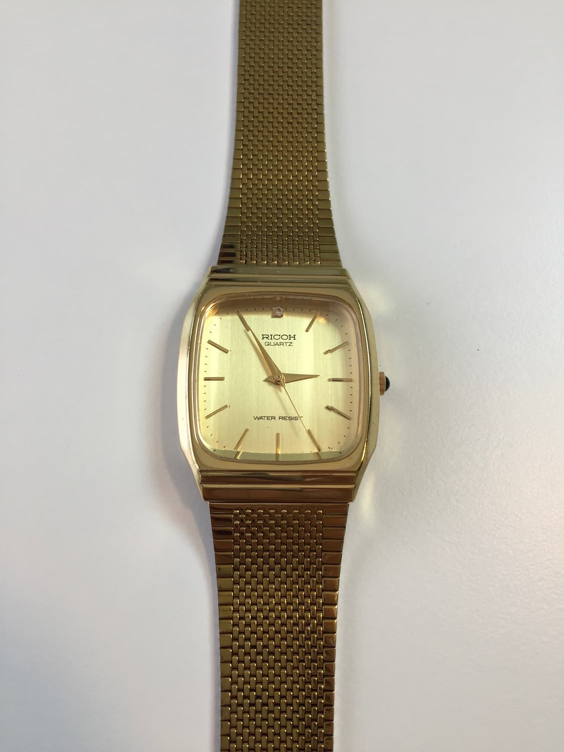 80s ricoh faceted quartz gold 상품이미지6