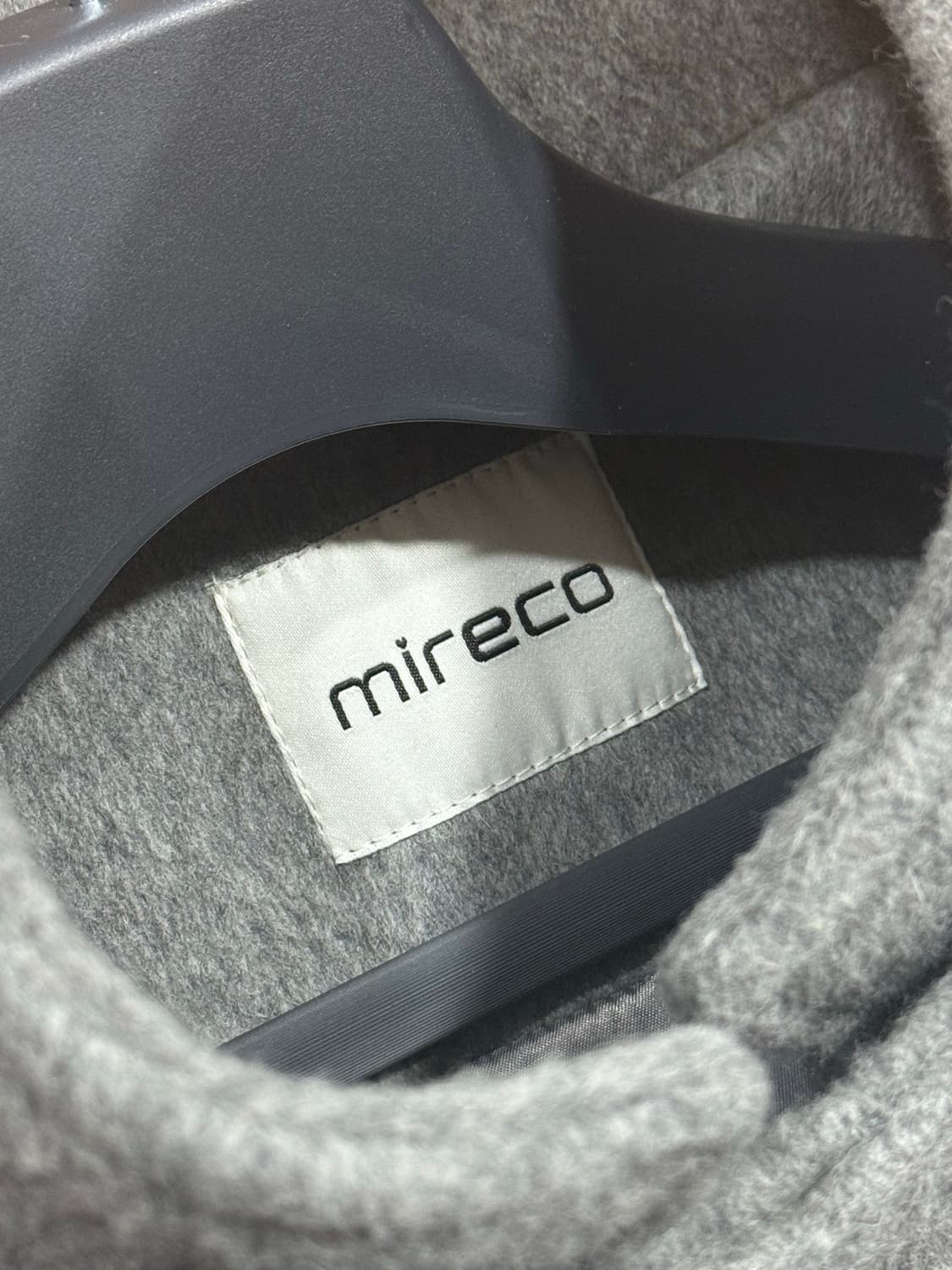 미레코 후드 더블 버튼 코트 상품이미지6