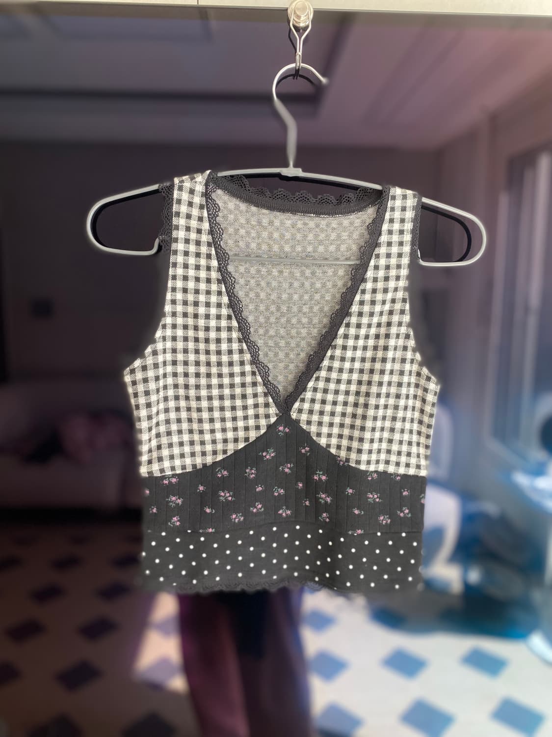 [ Vintage ] 나시 가디건 set 상품이미지3