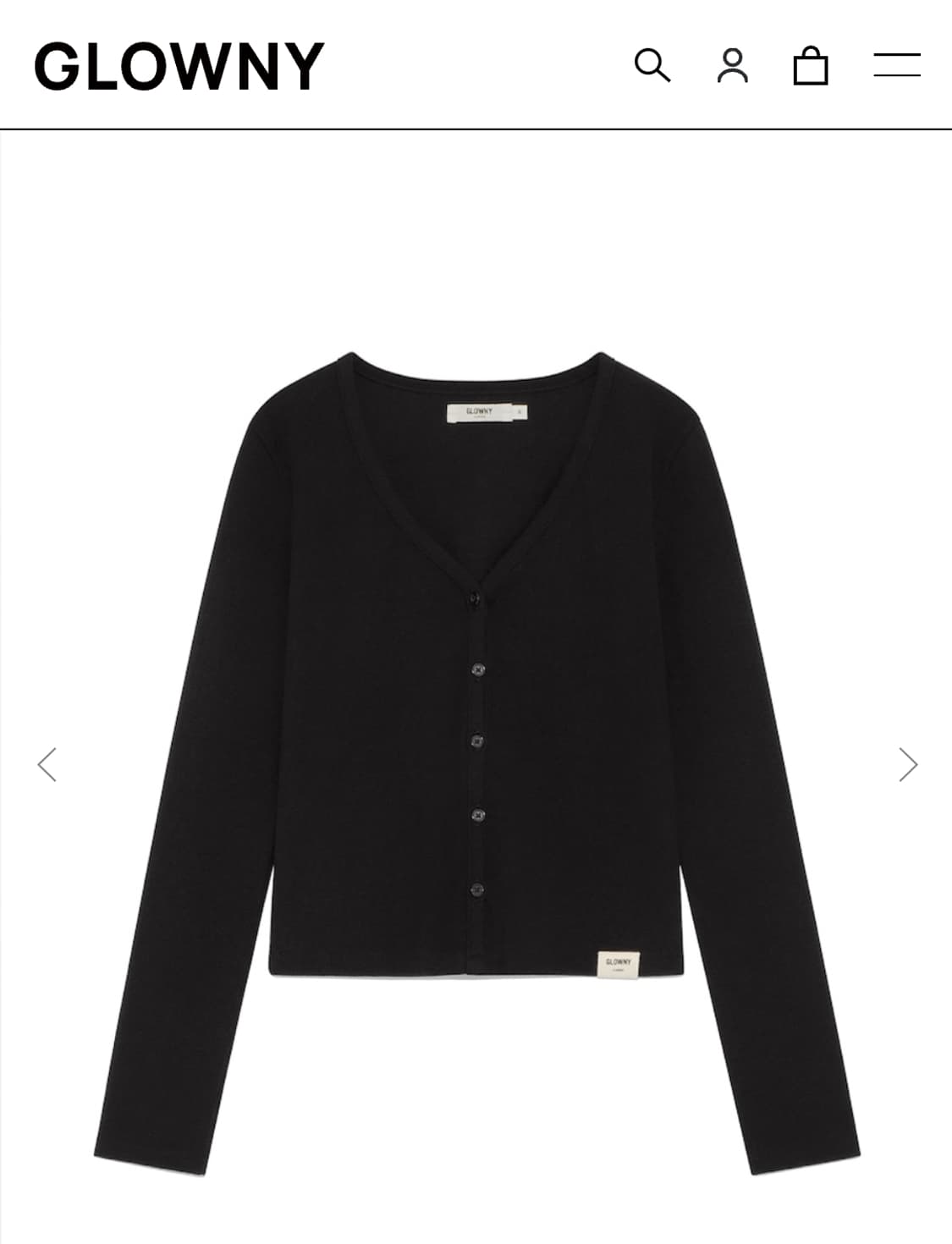 글로니 클래식 브이넥 가디건 상품이미지2