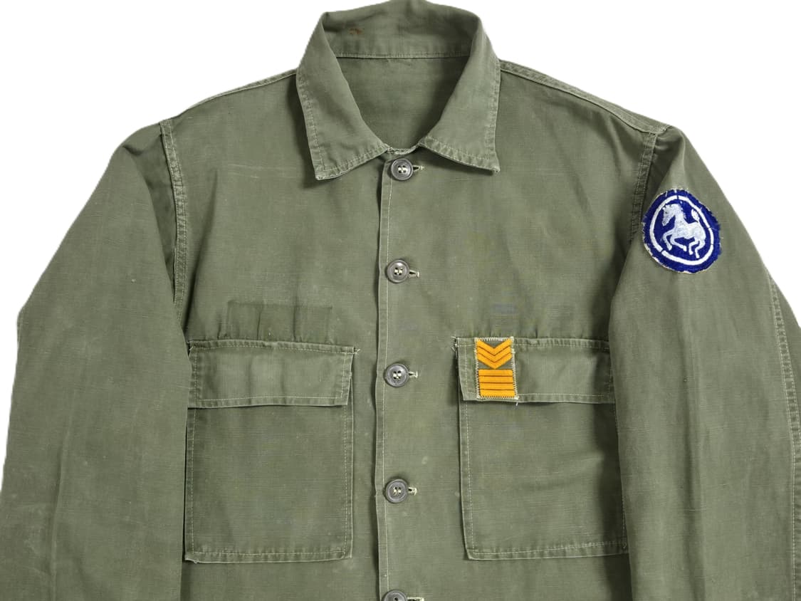 육군 구형 9사단 상사 월남전 전투복 상의 (S) 상품이미지7