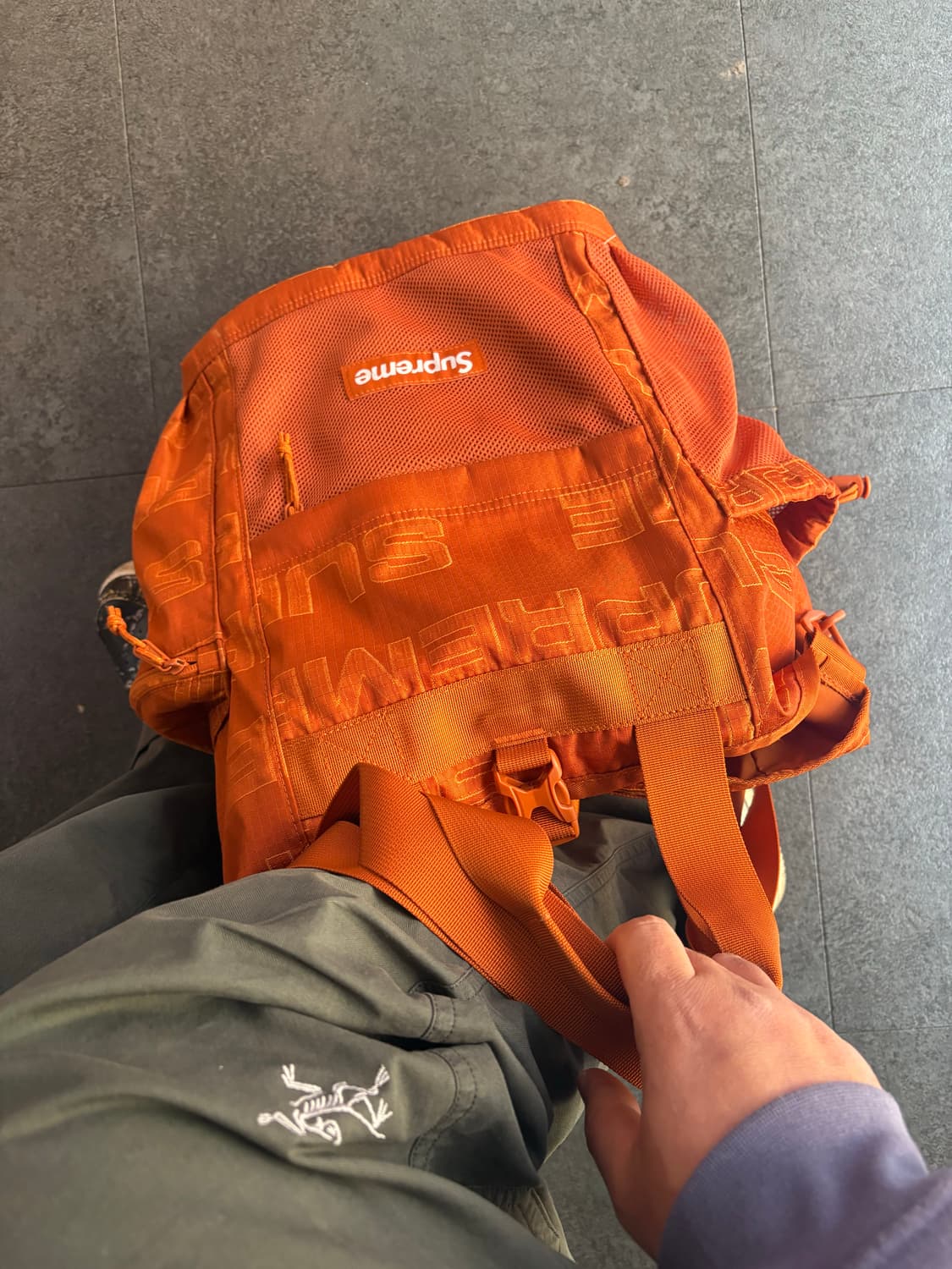 슈프림 유틸리티 토트백 오렌지 - 21FW 상품이미지6