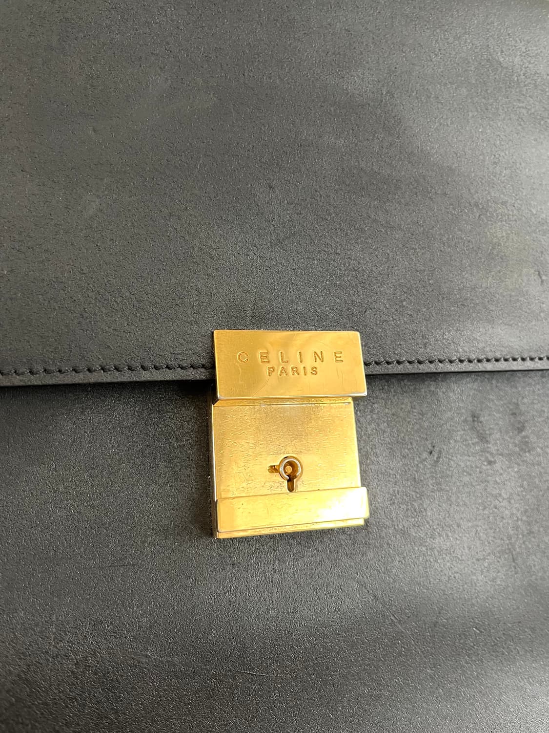 셀린느 아카이브 레더 브리프 케이스 상품이미지3