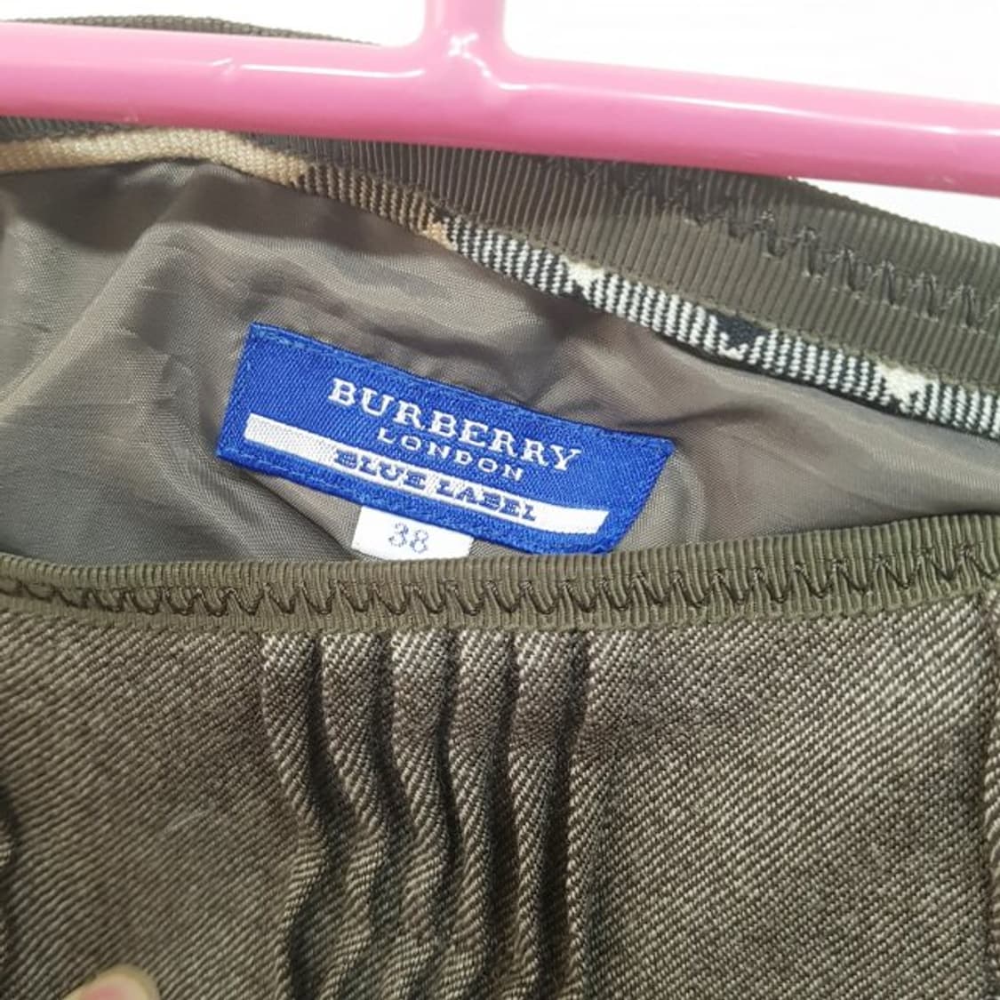 BURBERRY 블루라벨 울 앙고라 스커트 상품이미지5