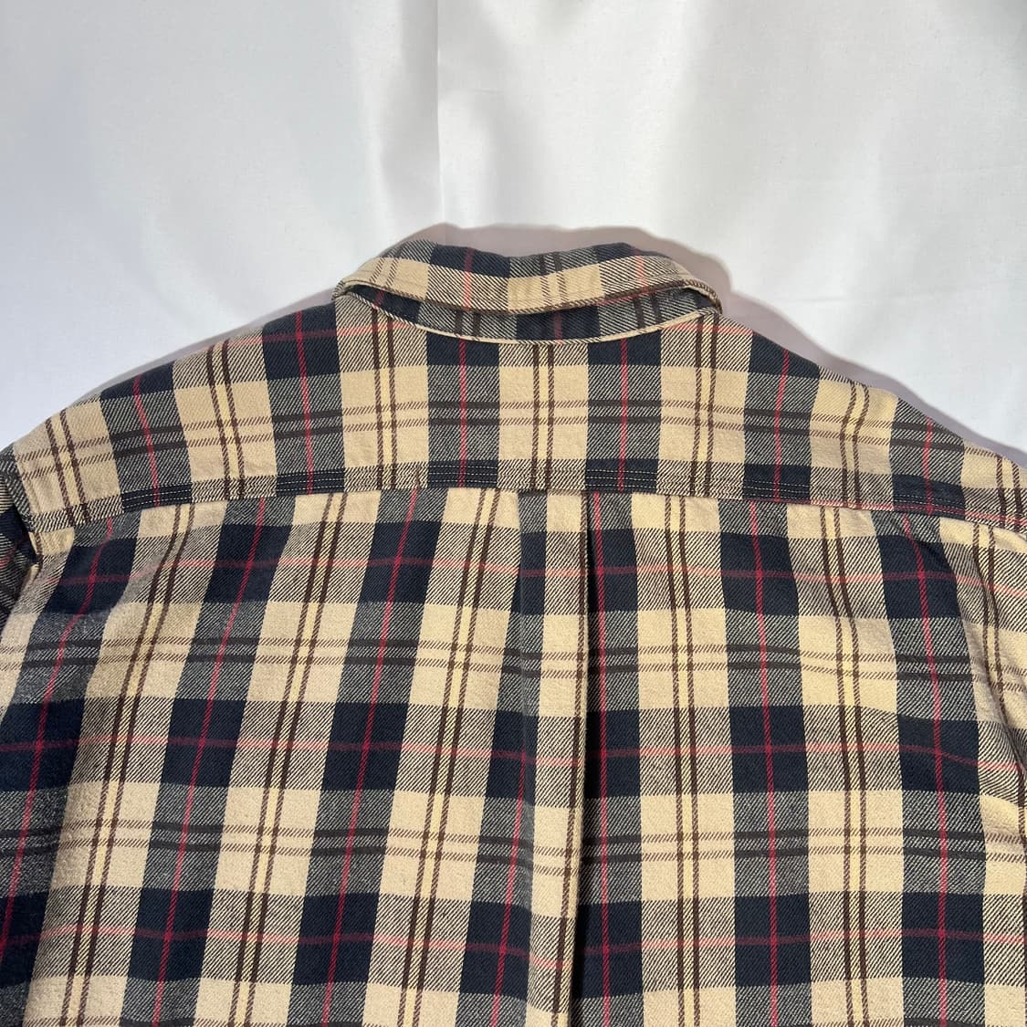[2XL]00s 칼하트 오리지널 워크 헤비코튼 플란넬 체크 긴팔 셔츠 상품이미지7