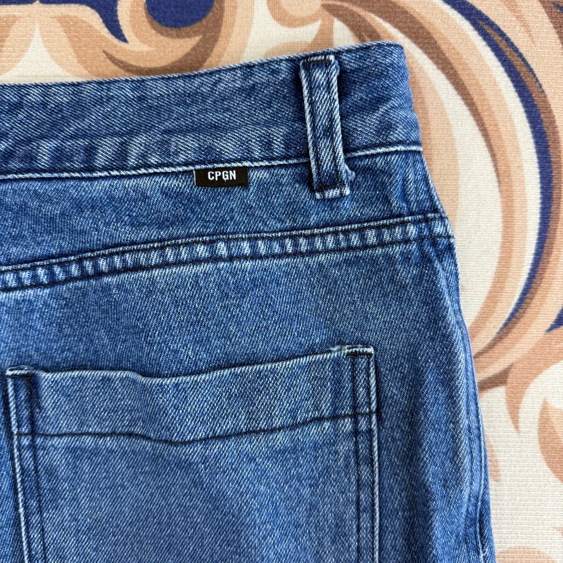 (M)꼼파뇨 카펜터 카고 데님팬츠 상품이미지6