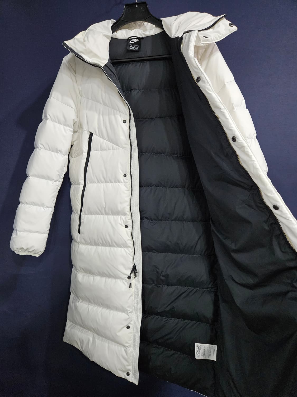 나이키 화이트컬러 남성 100 덕다운 롱패딩  상품이미지8