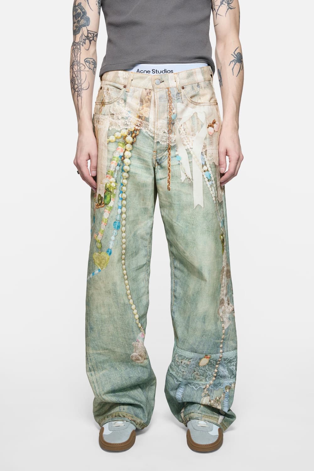 Acne Studios 트롱프뢰유 루즈핏 진 - 1981 상품이미지7