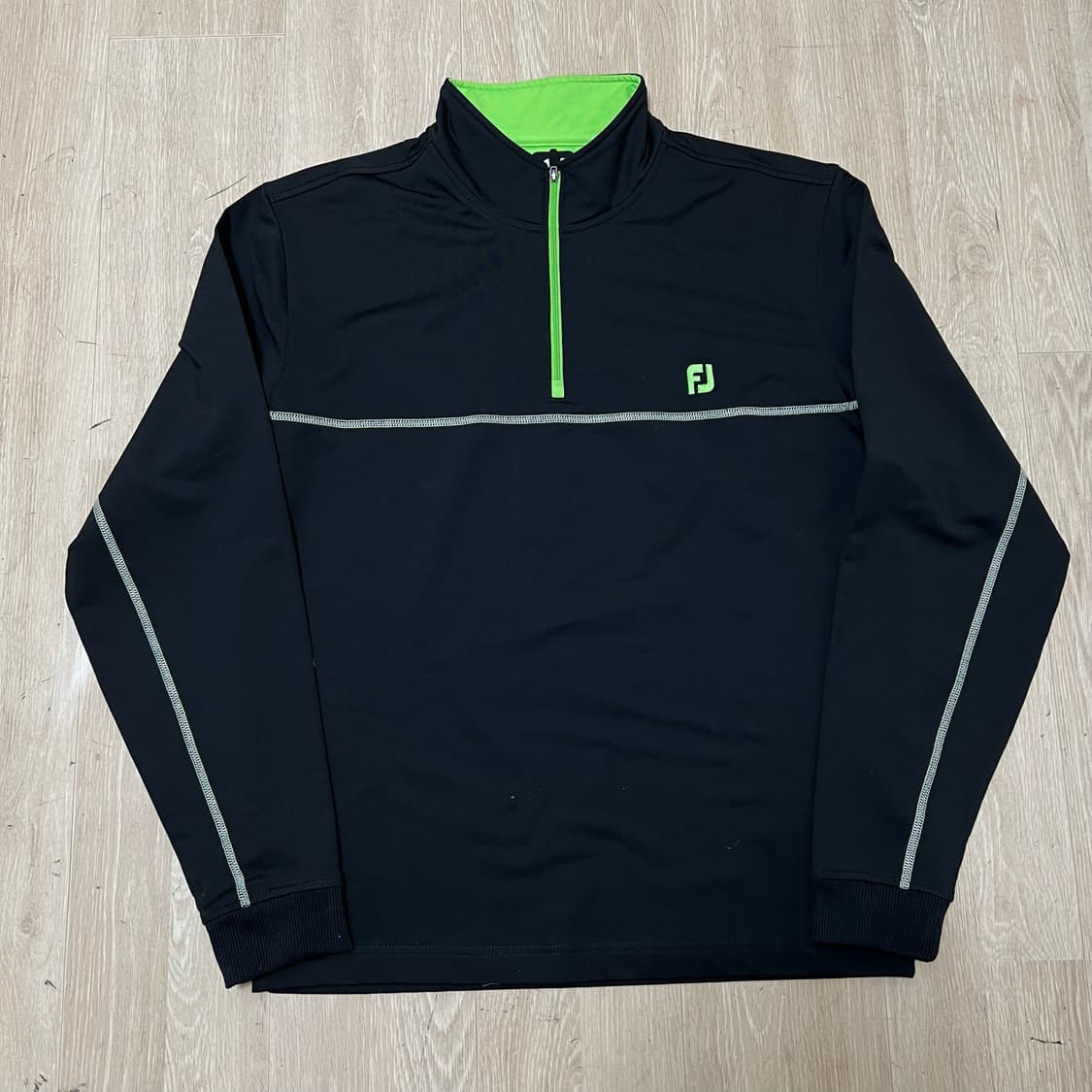 풋조이 남성 골프웨어 스윙 반집업 티셔츠 L/100  상품이미지1