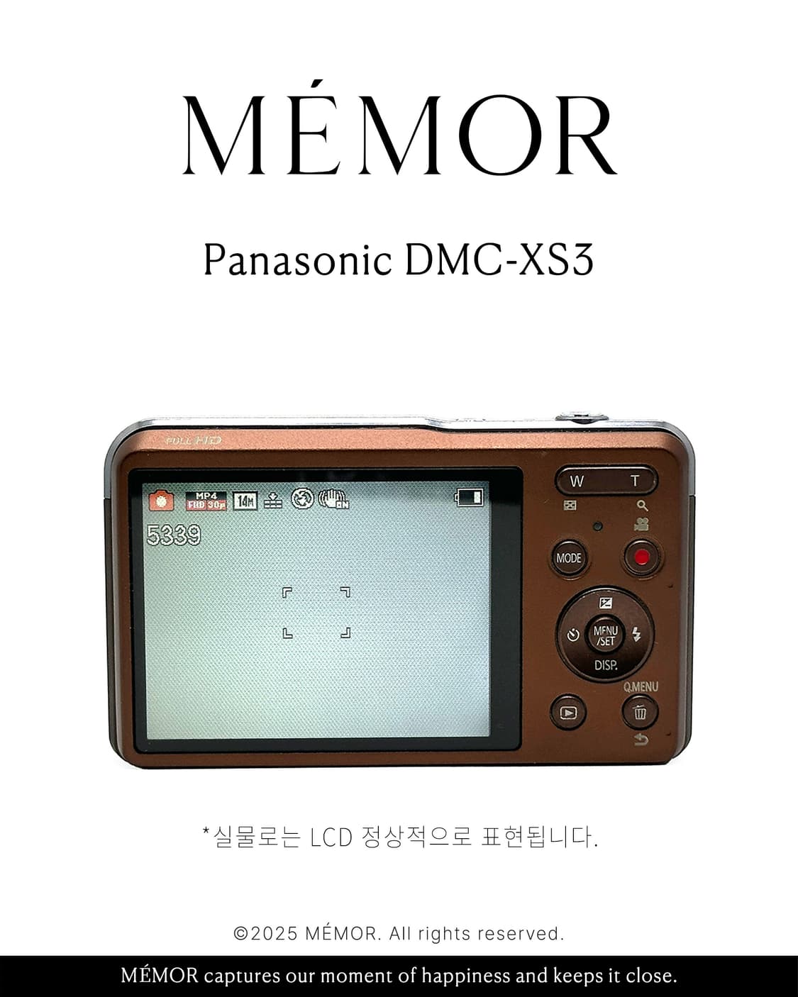 뽀용작례/초경량✨Panasonic DMC-XS3 파나소닉 디카 카메라 상품이미지5