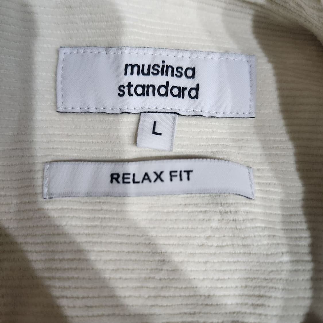 [남L]무신사스탠다드 코듀로이 셔츠[Y5C-217] 상품이미지7