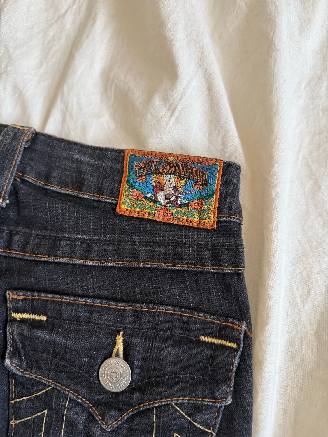 트루릴리전 00‘s 로우라이즈 데님 부츠컷 팬츠  상품이미지8