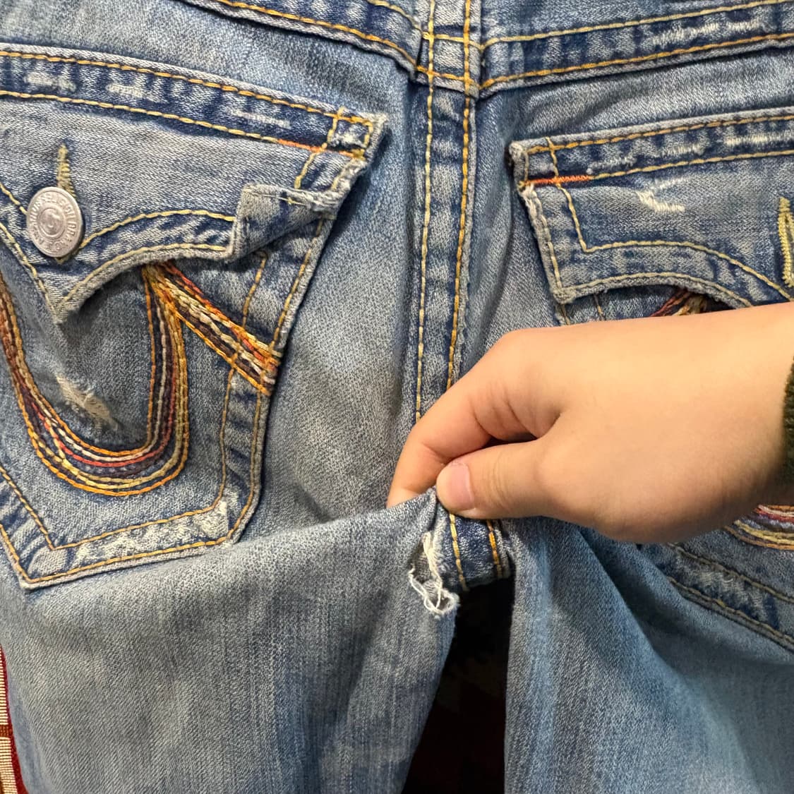 트루릴리전 USA 부츠컷 데님팬츠 상품이미지5