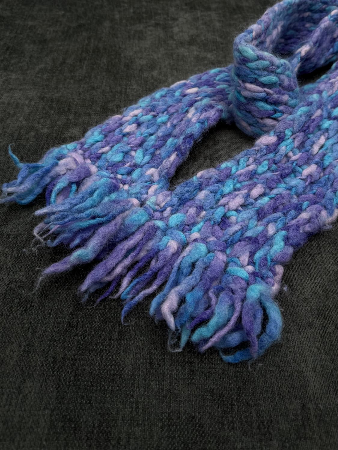 빈티지 청키 니트 머플러 상품이미지2