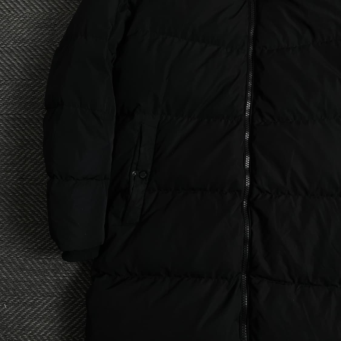 게스 덕다운 후드 롱패딩 블랙  y 3899 상품이미지5