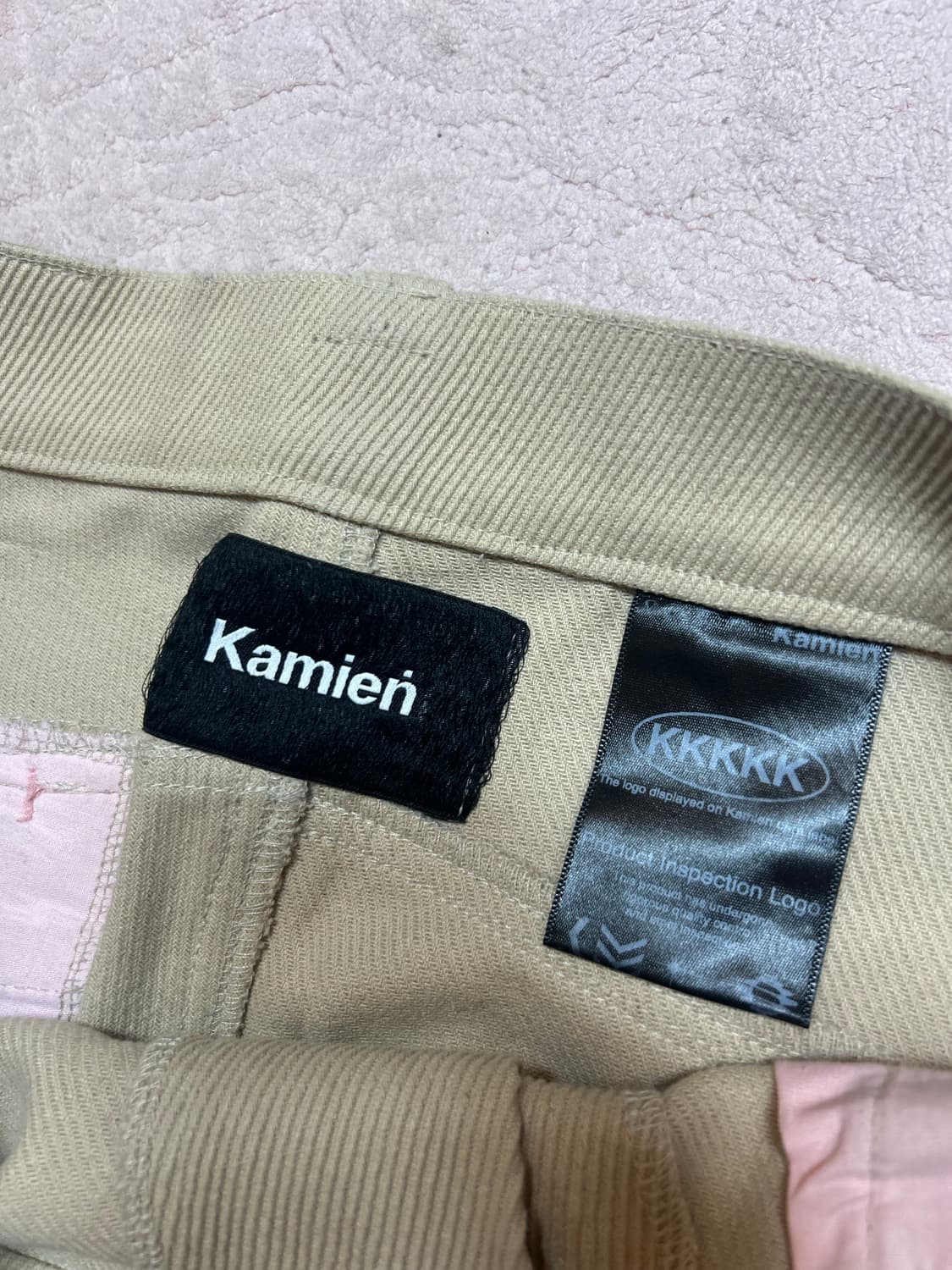 카미엔 타이탄 배기 팬츠 베이지 상품이미지3