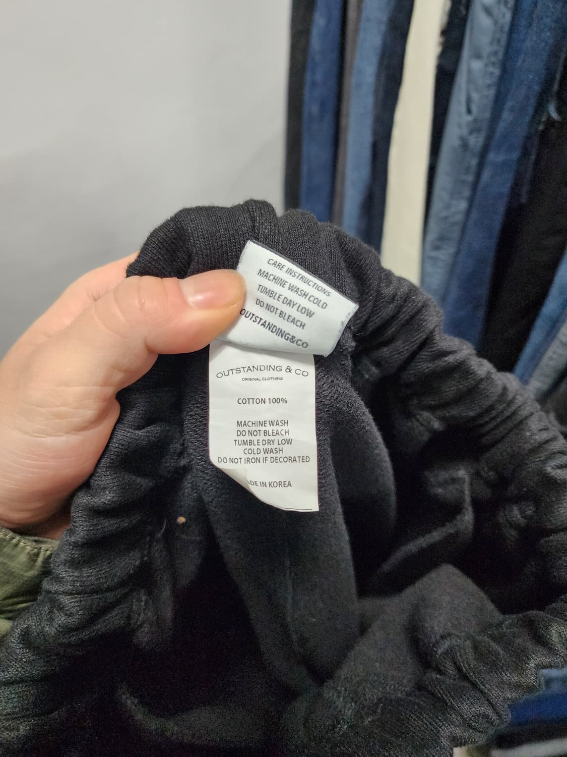 아웃스탠딩 헤비코튼 스웻팬츠 상품이미지5