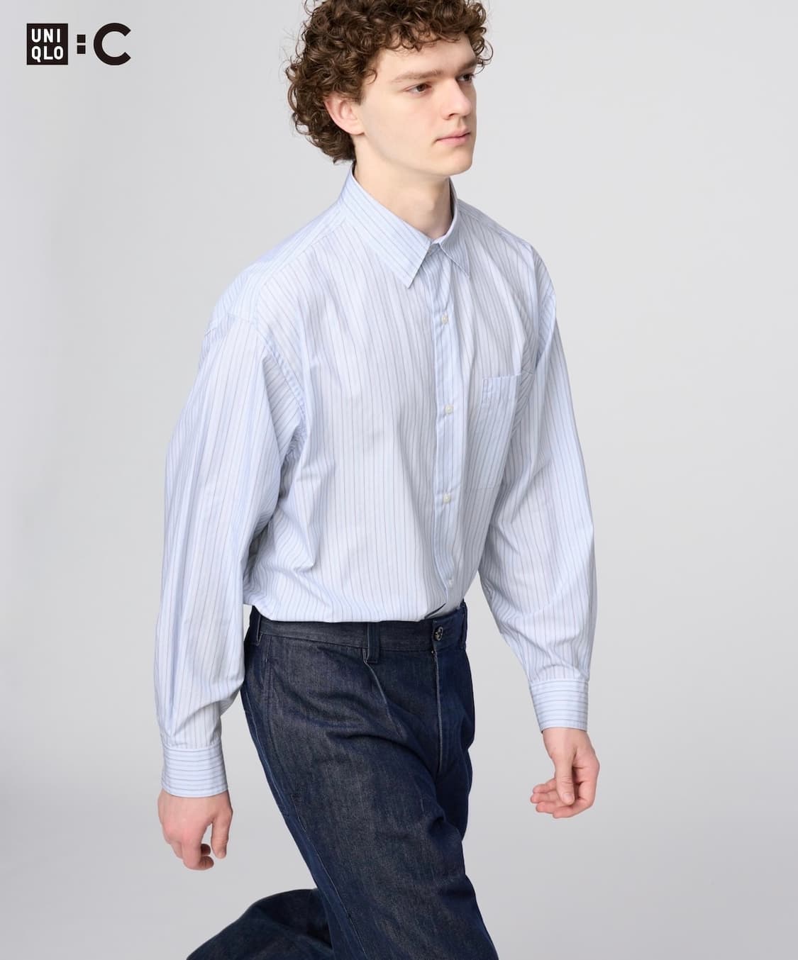 유니클로 브로드클로스오버사이즈셔츠 상품이미지1