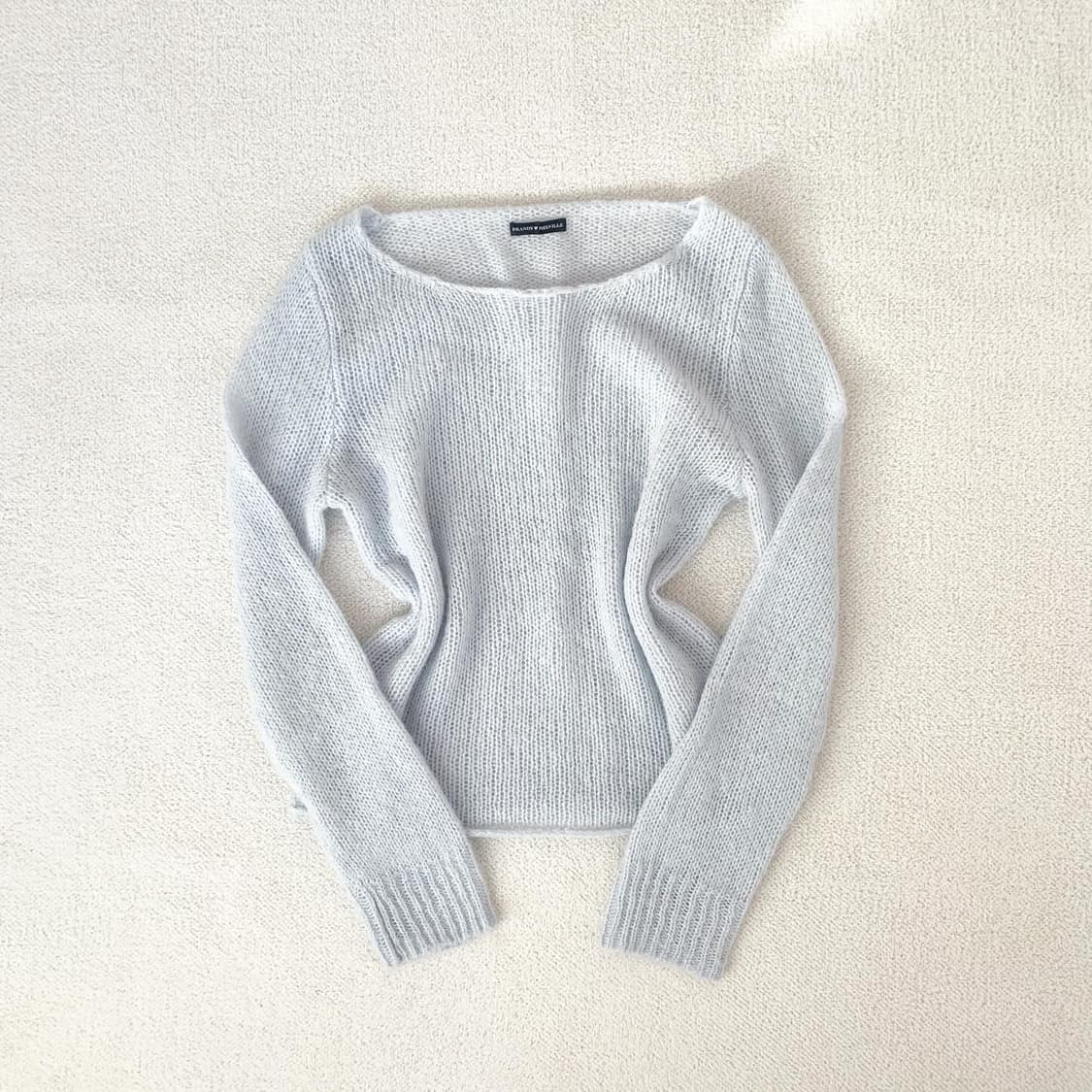 브랜디멜빌 베이비블루 여리핏 니트 상품이미지1