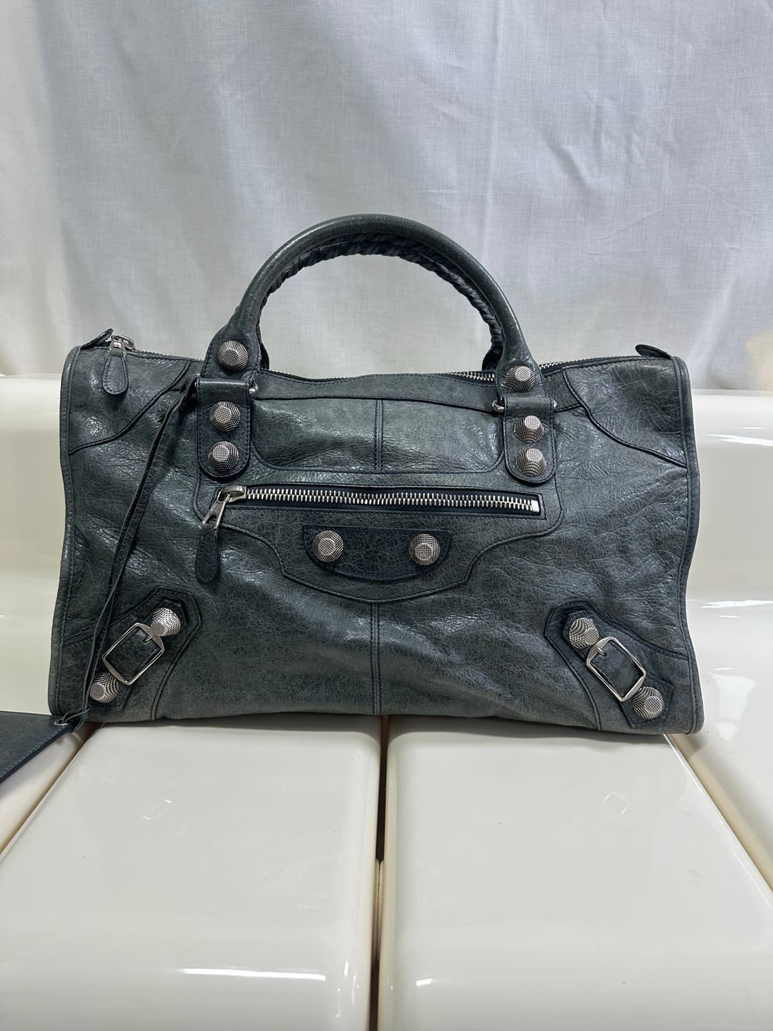 [A 정품] 발렌시아가 자이언트 시티 모터백 라지 상품이미지6