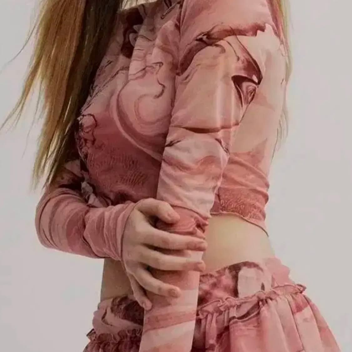 쓰리타임즈 소프트 정글탑 롱슬리브 상품이미지1