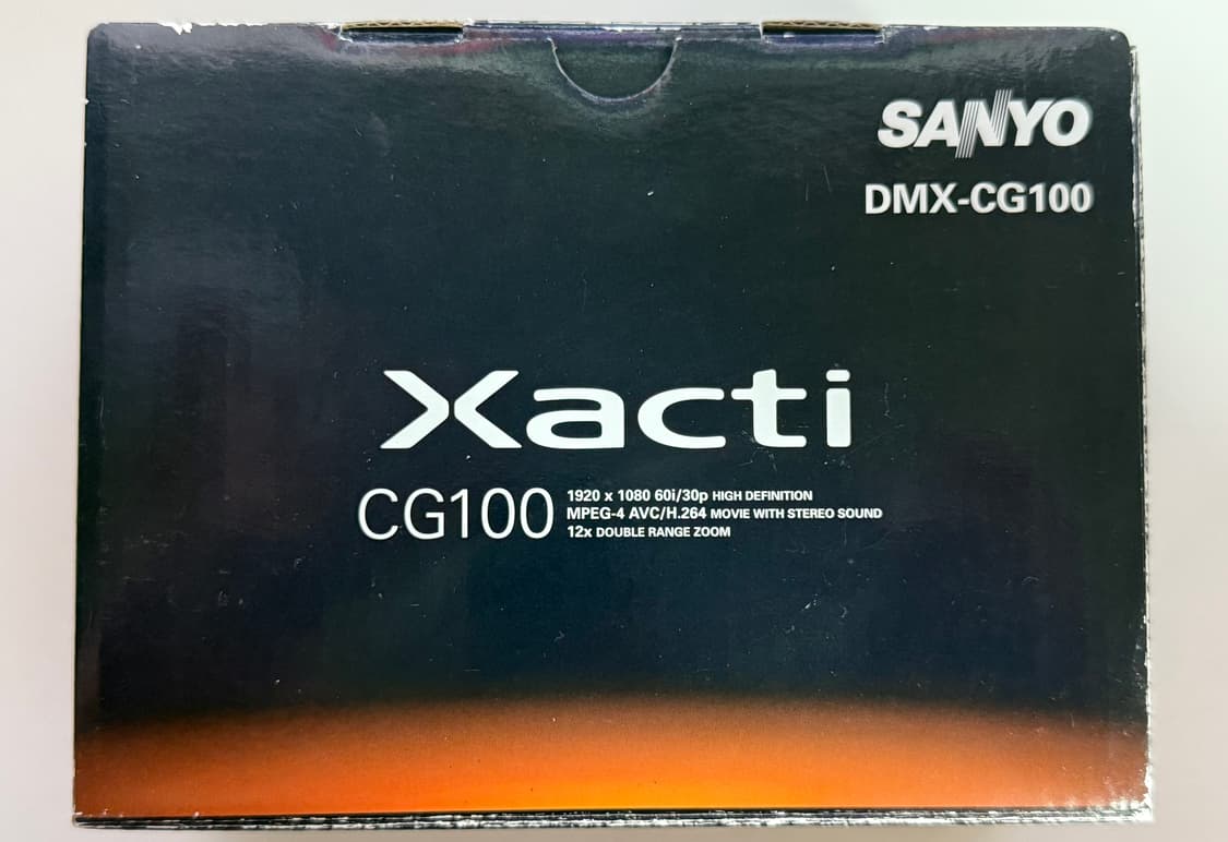 (미사용 박스셋) 산요 작티 xacti dmx-cg100 디지털 캠코더 상품이미지8
