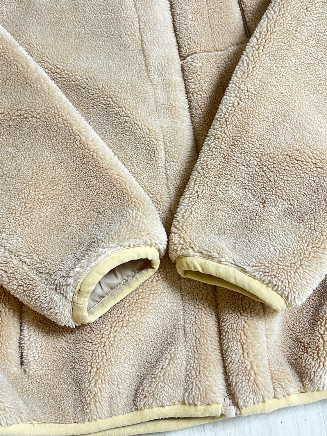 라퍼지스토어 - 양털 후리스 베이지 M 상품이미지3