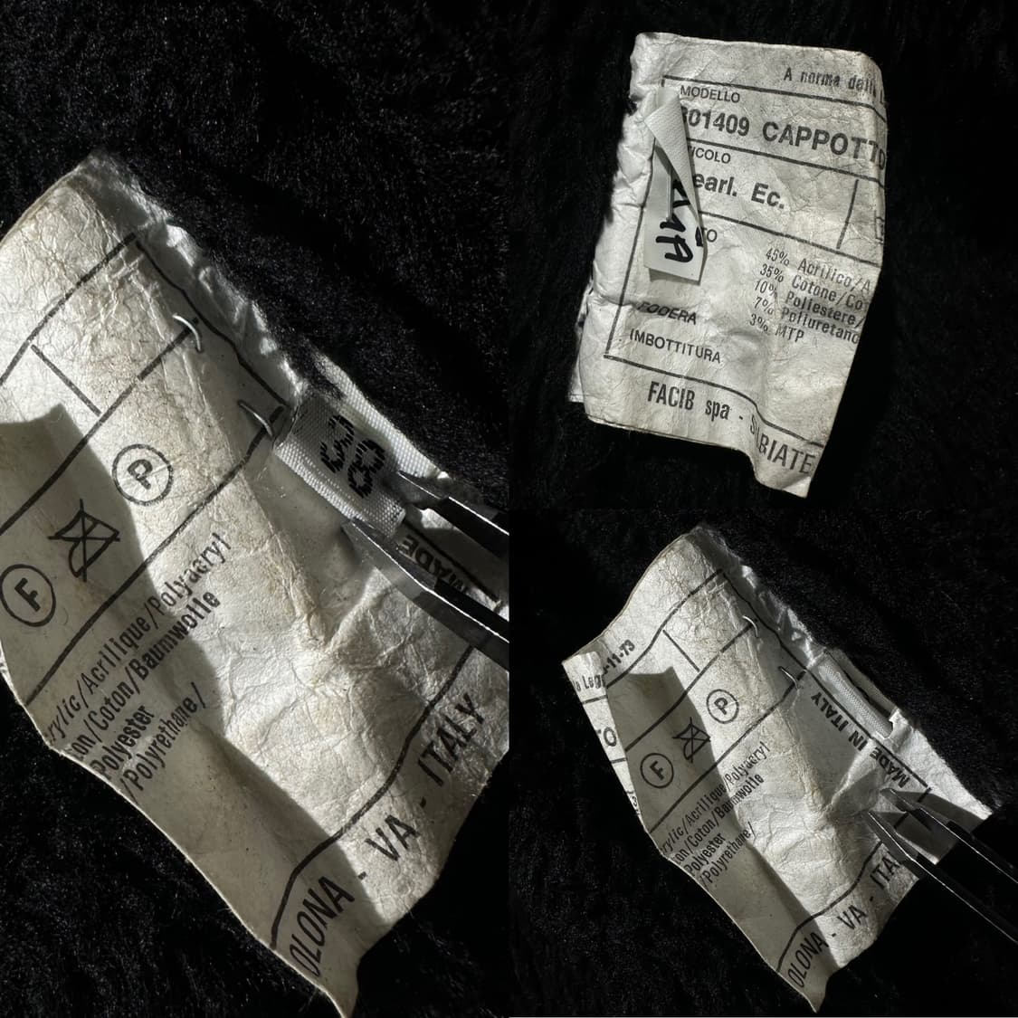 베르사체 금장버튼 시어링 더블 코트 상품이미지9