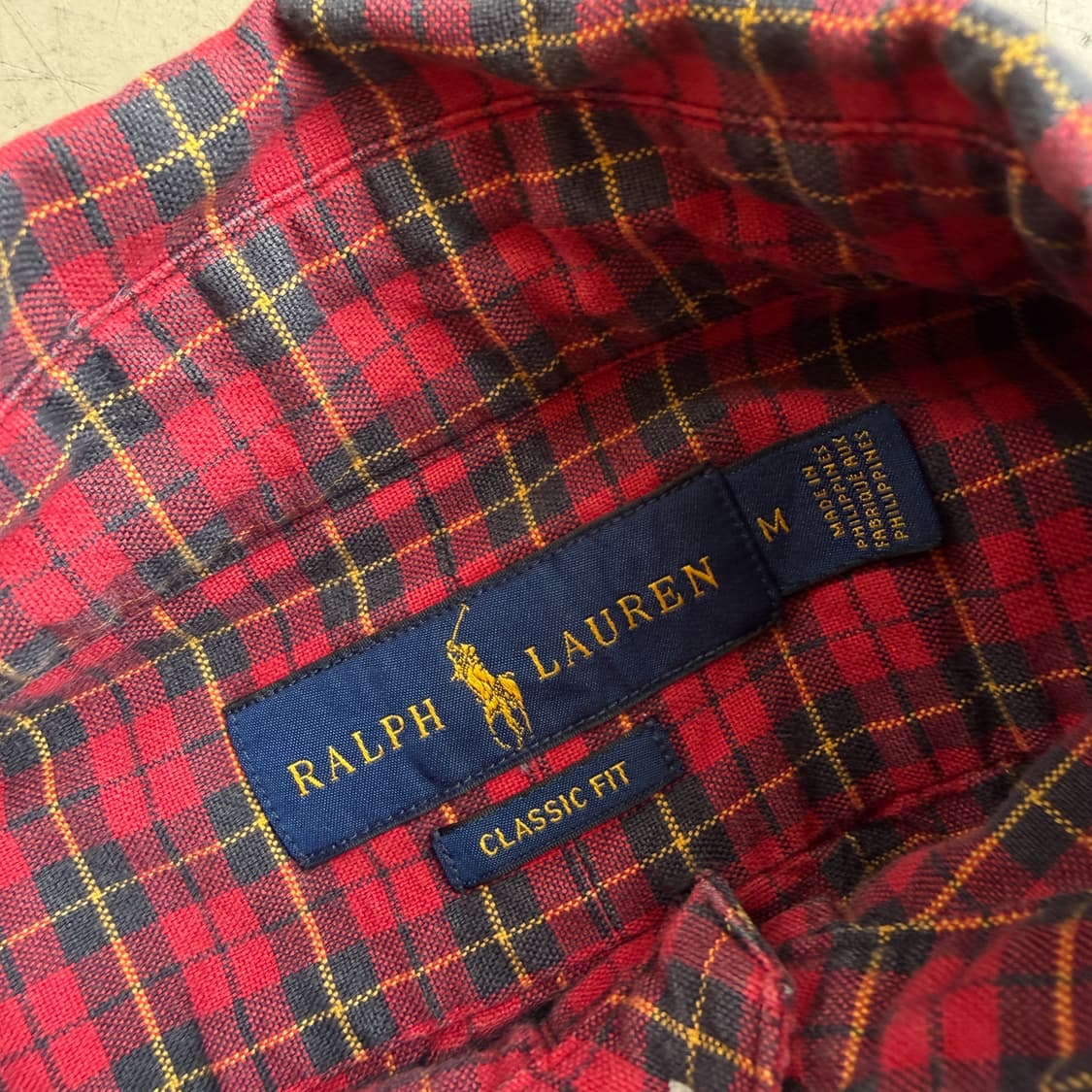 폴로 랄프로렌 체크 셔츠 상품이미지4