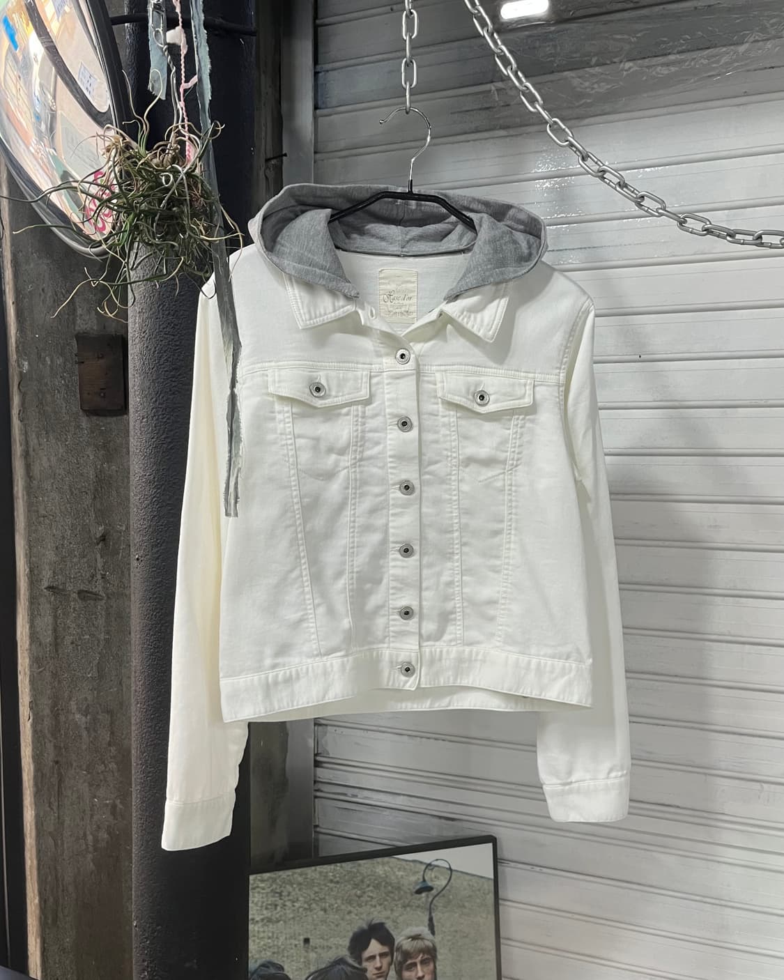 vtg hood trucker jacket 상품이미지2