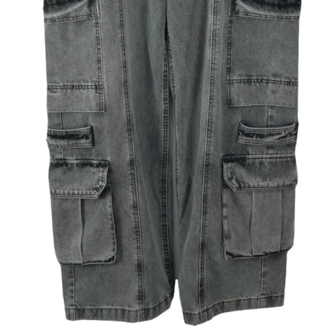 [인사일런스] 24S/S 멀티 포켓 와이드 카고 데님 팬츠 M19218 상품이미지5