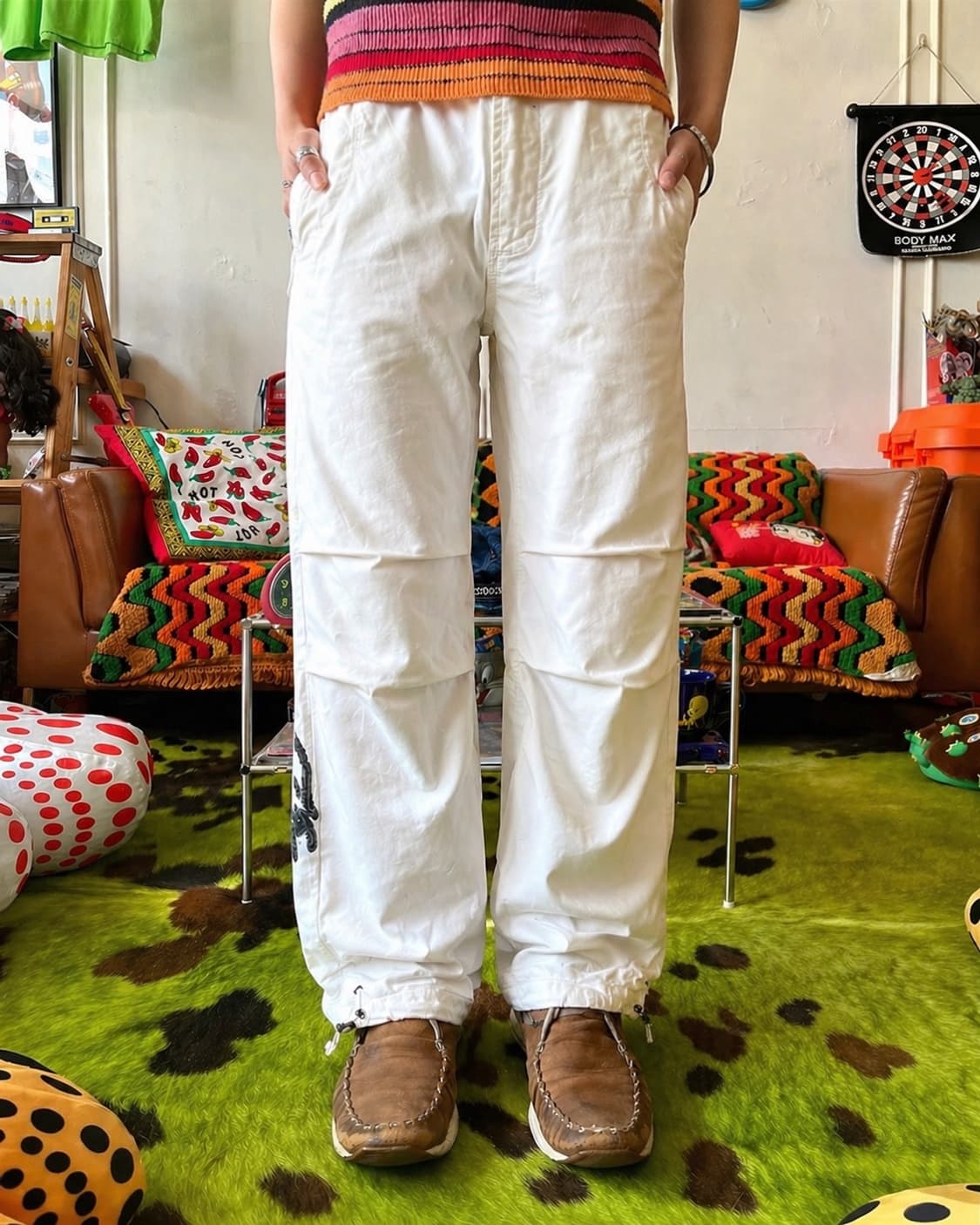 Maharishi Archive White Cotton Pants 상품이미지2