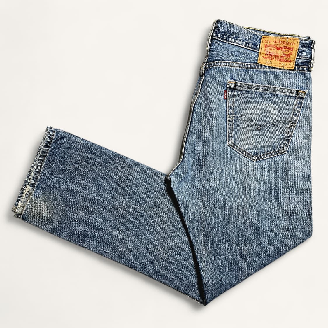 [34X32][리바이스]505™레귤러 스트레이트 유즈드워시드 데님 상품이미지3