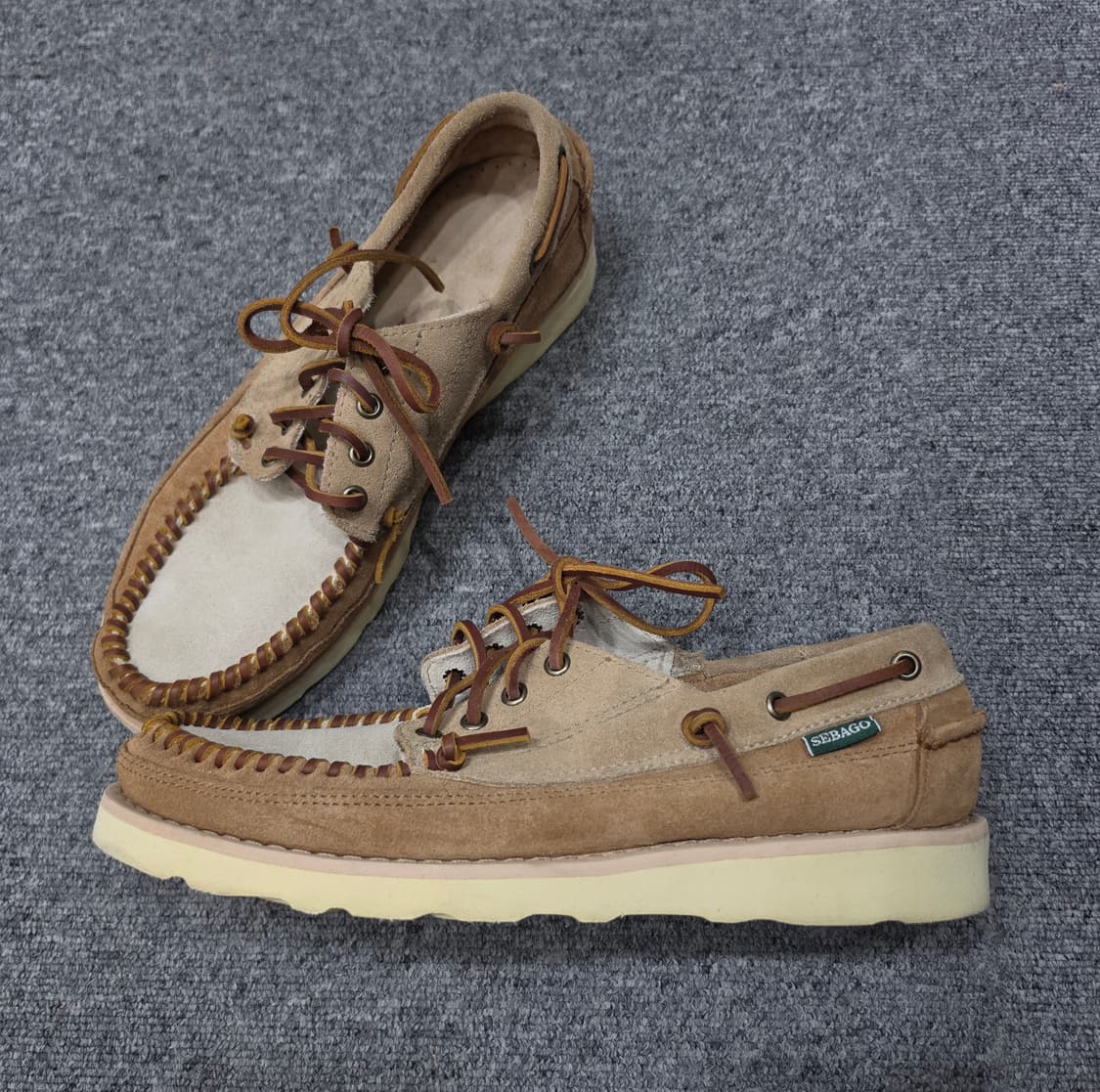 세바고 스웨이드 비브람솔 보트 슈즈 보트화 US10 상품이미지1