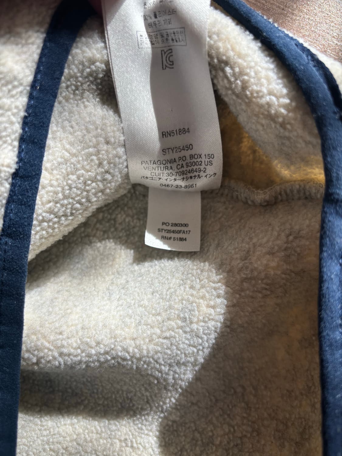 파타고니아 헤비웨이트 신칠라 오트밀 M 사이즈 상품이미지7