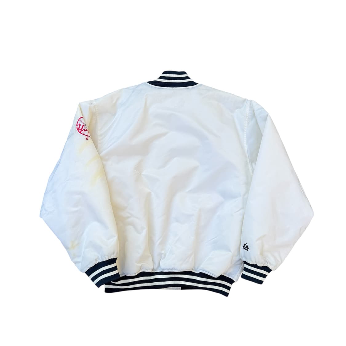 빈티지 90s 마제스틱 뉴욕 양키스 화이트 자켓 상품이미지2