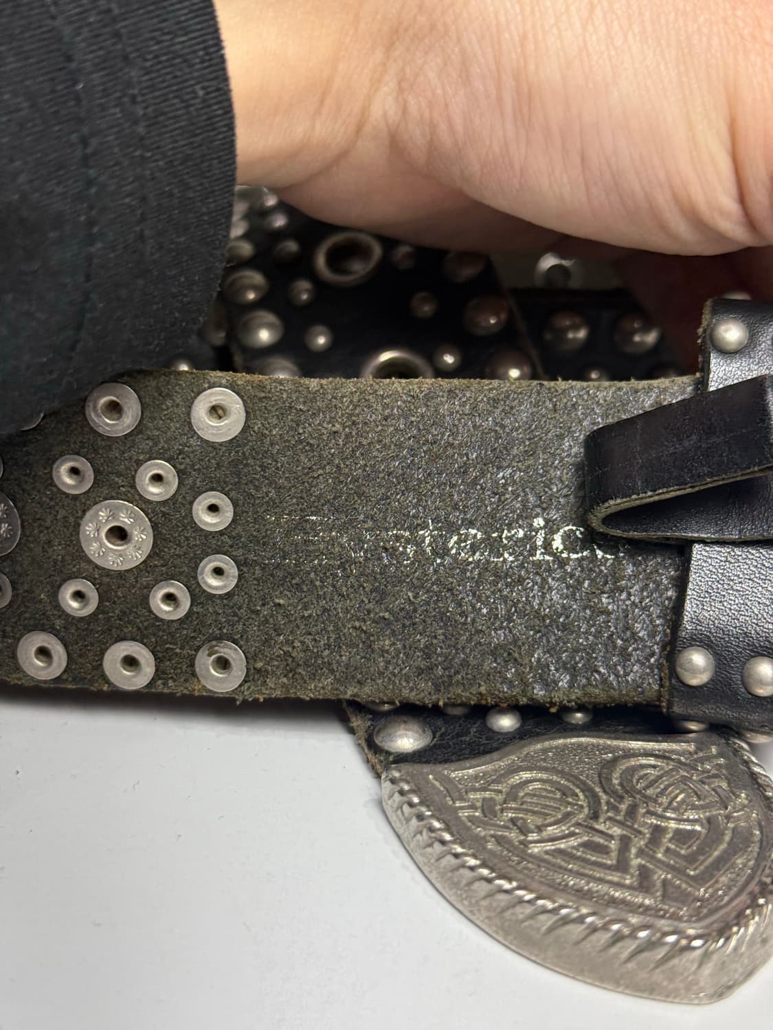 히스테릭 글래머 아카이브 스터드 폭탄 가죽 벨트 상품이미지3