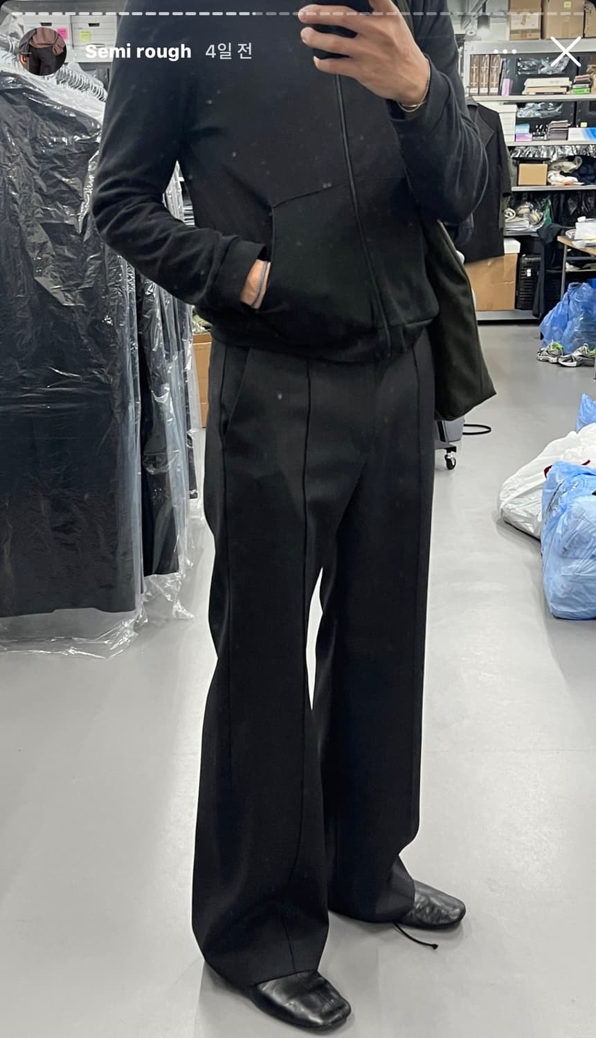 머듈 넥 집업 블랙 1사이즈 상품이미지4