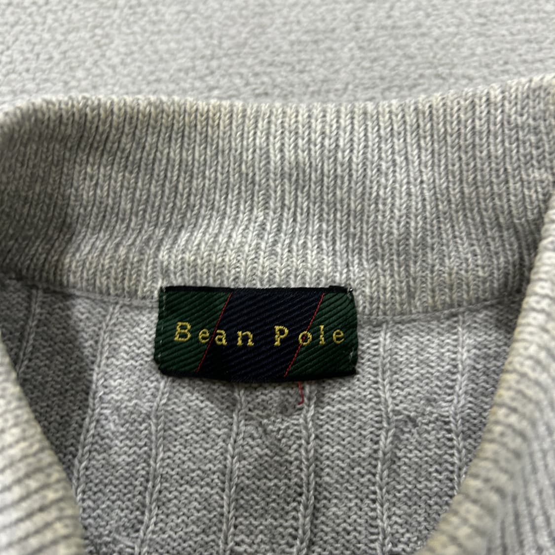 빈폴 회색 케이블 니트 스웨터 m 상품이미지2